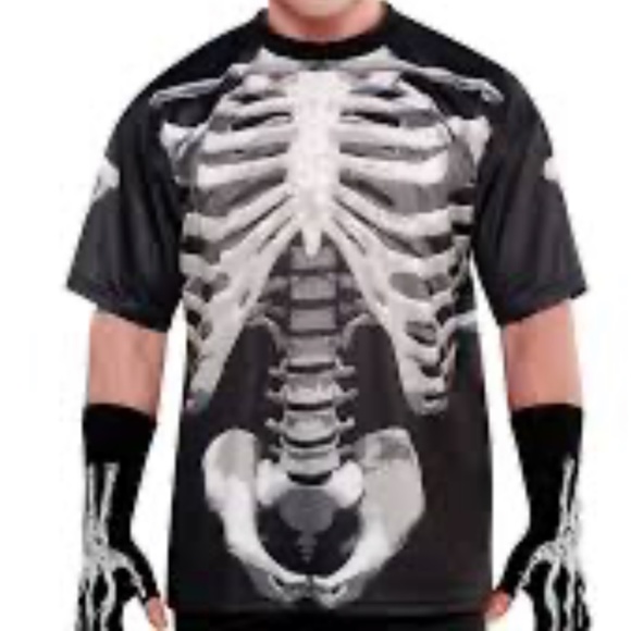 Other - Adult Black Bones Costume T-shirt